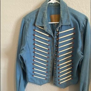 Expensive Vintage Double D Ranch Wear Beaded Jacket  Southwestern Size Large